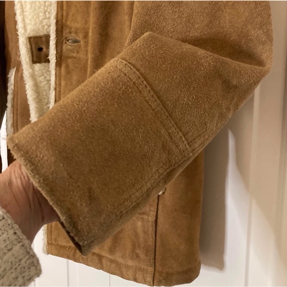 Vintage Sheepskin Leather Rancher Style Coat from Grande Bay Size L - Picture 16 of 16